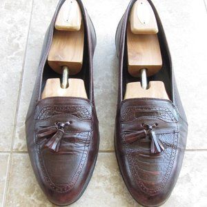 Stanley Blacker Italian Leather Tassel Loafers Oxfords Size 12